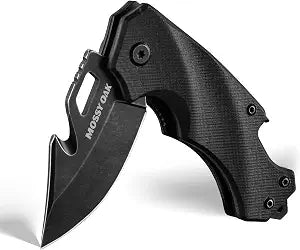 Mossy Oak Mini Folding Pocket Knife with G10 Handle, Black