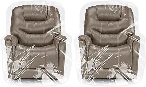 TRINKA 2 PCS Plastic Furniture Covers for Storage, Dust-Proof Moving Bags