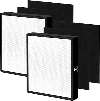 FLT5900 Replacement Filter - J - Compatible with AC5900WCA and AC5900WDLX Air Purifiers - 2 x H13 Grade Filter & 4 x Carbon Pre-Filters - Part # FLT5900