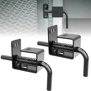 2 Pack Heavy Duty Trailer Gate Spring Latch Complete Kit 847 Replacement for Carry-On Trailer Ramp Gate Latch