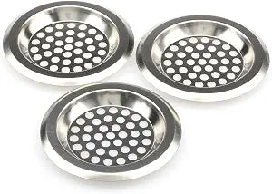 Kitchen and Bathroom Sink Strainer Stainless Steel, Bathub Drain Cover, Sink Drain Protector, Bathroom Sink Drain Strainer (Pack of 3)