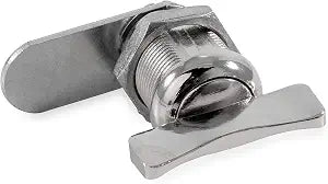 Camco 44323 7/8" Thumb Operated Offset Cam Lock, Multicolor