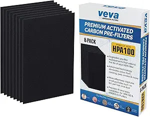 HPA100 Pre-Filters Replacement for Honeywell Air Purifier - 8 Pack - HRF-A100 Filter A Compatible w/ HPA100, 104, 105, 090, 094