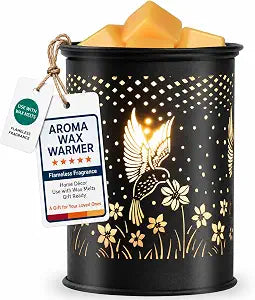 mocosa Wax Melt Warmer,Candle Wax Warmer for Scented Wax,Metal Electric Wax Melter for Home Office Bedroom Gift & Decor and Gifts for Mom Grandma Women(Hummingbird)