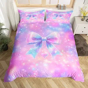 Erosebridal Bow Tie Duvet Cover Full Size Love Heart Bedding Set