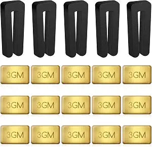 KALIONE 20PCS Ceiling Fan Balancing Kit, Including 5Pcs Fan Balancing Clips and 15Pcs Metal Self-Adhesive 3G Weight Practical Fan Balance Kit for Ceiling Fan Weight Balancing