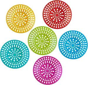 Shower Drain Hair Catcher, Sink Strainer, 24-Pack