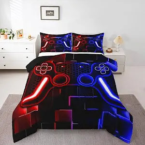 Erosebridal Twin Size Gamer Comforter Set for Boys Bedding Set