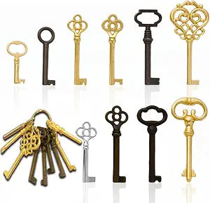 Skeleton Key Set, 10-Keys Universal Skeleton Keys Replacement
