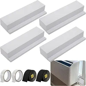 moonoom 4 Pack Air Conditioner Foam Block, Window AC Side Foam Block Kit