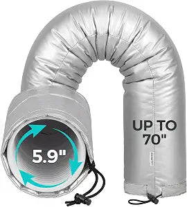 HAUSHOF Portable AC Hose Insulation Sleeve