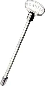 Dante Products Universal Gas Valve Key, 12-Inch, Chrome