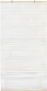 Red Lantern Rice Paper Cordless Window Shade Blinds - White - 36" Wide