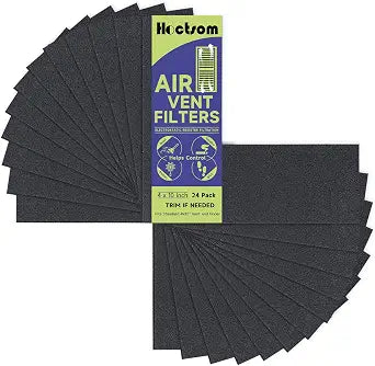 Air Vent Filter 4"x10" Activated Charcoal Carbon Floor Heater Filter Sheet