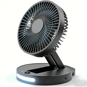 3600mAh Portable Travel Desk Fan, 5 Speed & 4-14H Battery Life
