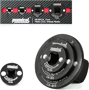4PCS Low Profile Impact Socket Adapter Set, 3/8" to 1/2", 1/4" to 3/8", 3/4" to 1", 1/2" to 3/4" Socket Adapter Set, Designed for Tight Spaces, Stackable, Automotive, DIY, Industry, CR-MO