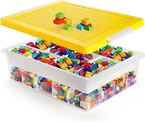 Building Block Organizer Bin, Building Baseplate Lid