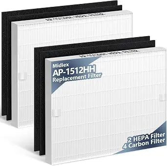 2-Pack AP-1512HH Air Purifier Filter for Coway Airmega AP-1512HH