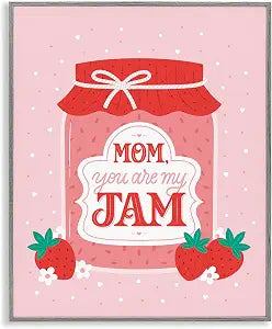 Mom You Are My Jam Phrase, 16 x 20 Inch Framed Gicle Print