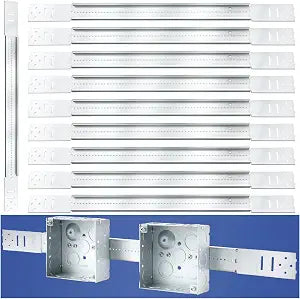 Blulu 10 Pcs Ceiling Fan Hanger Mounting Bracket Kit Adjustable