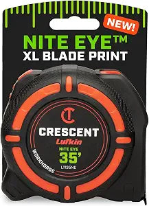 Crescent Lufkin 35 Ft. WORKHORSE NITE EYE Tape Measure | L1135NE