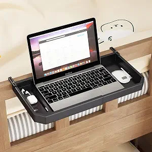 Metal Expandable Bedside ShelfBunk Bed Table Shelf for Top Bunk
