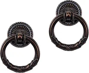 MY MIRONEY 2 Pack Vintage Cabinet Handles, Oil Rubbed Bronze