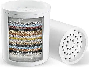 2 Pack Shower Filter Replacement Cartridges, Remove Chlorine and Fluoride