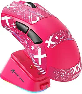 ATTACK SHARK V3 PRO Wireless Ultralight 62g Esports Gaming Mouse-Red+Tape