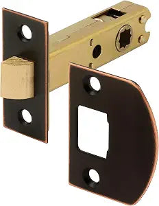 Prime-Line E 2772 Passage Door Latch, 9/32 In. and 1/4 In. Square Drive, Classic Bronze (Single Pack)