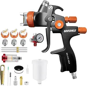 819 HVLP Air Spray Gun Kit with 1.4/1.7/2.0mm Nozzles