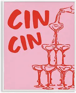 Champagne Tower Celebration, 11 x 14 Inch Framed Gicle Print