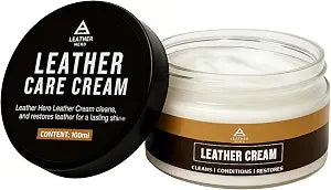 Leather Hero 2-in-1 Purse Cleaner & Conditioner Leather Cream for Handbags, Designer Bags, Faux & Saffiano Leather Non-Greasy, Wont Darken, Safe for Purses, Jackets & More