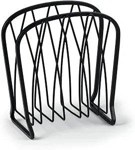 Spectrum Diversified Twist Dispenser, Vertical Classic Kitchen Tables & Countertops Dining Table & Kitchen Dcor, Stylish Upright Napkin Holder, Black (92710)