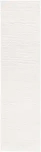 SAFAVIEH Melody Collection Area Rug - 2'2" x 6' Runner, Ivory, Geometric Design, Ideal for High Traffic Areas in Living Room, Bedroom, Dining (MEL108A)