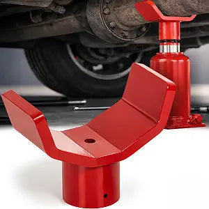 Bottle Jack Adapter, Heavy Duty Steel Saddle for 3-5 Ton