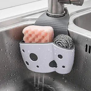 Sponge Holder for Kitchen Sink 2 Pack, Over Faucet Kitchen Sink Caddy