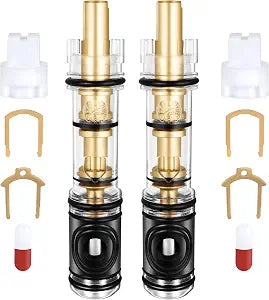 2 Pack 1225 Replacement Cartridge Compatible with Moen Faucet/Showers