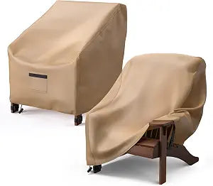 Adirondack Outdoor Chair Covers Waterproof 33" Wx35 Dx36 H, Brown