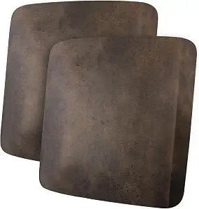 ANARACHON Leather Look Couch Cushion Covers Sofa Seat Slipcovers Sets Couches Furniture Protector for Sectional Armchair Loveseat Pets Kids Stretch Spandex Fabric (2 Cushion Loveseat, Brown)