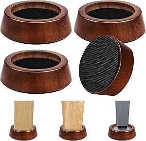 Bed Risers, 1 Inch Wooden Furniture Risers 4 Pack