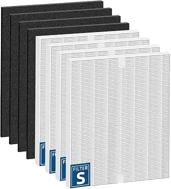 8 Pack C545 Replacement Filter S Compatible with Winix C545 Air Purifi-er, Replaces Part 1712-0096-00 and 2522-0058-00