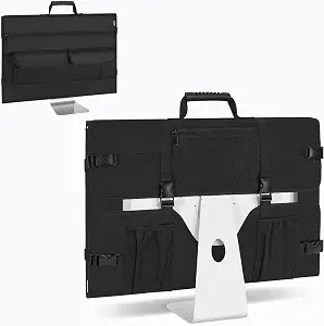 Monitor Carrying Case for 24" LCD Screens, Compatible with iMac 21.5"/24"