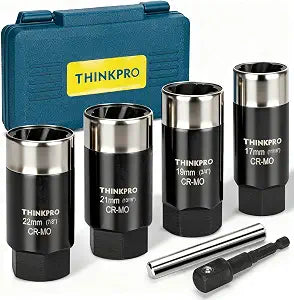 Locking Lug Nut Removal Tool 6 Pieces Deep Lug Nut Extractor Set