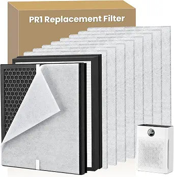 2 Pack PR1 Replacement Filter Compatible with Mooka PR1 Air Purifier