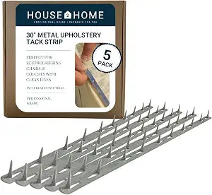 House2Home Upholstery Tack Strips for Furniture Metal, 30" 5-Pack