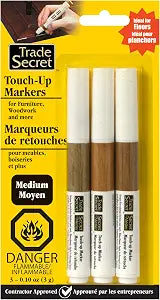 Trade Secret Trio Wood Touch-Up Markers, Furniture Scratch Repair
