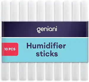 GENIANI Humidifiers Cotton Sticks Filter Replacement - Portable Wicks Refill Sponges for USB Mini Humidifiers in Bedroom, Office, Car, Home (10 PCS)