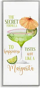 Margarita Expression Retro Kitchen, 10 x 24 Inch Framed Gicle Print
