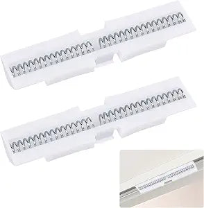 2 Pcs Bi-Fold Door Slide Guide, ABS Bifold Door Spring Slide Rail